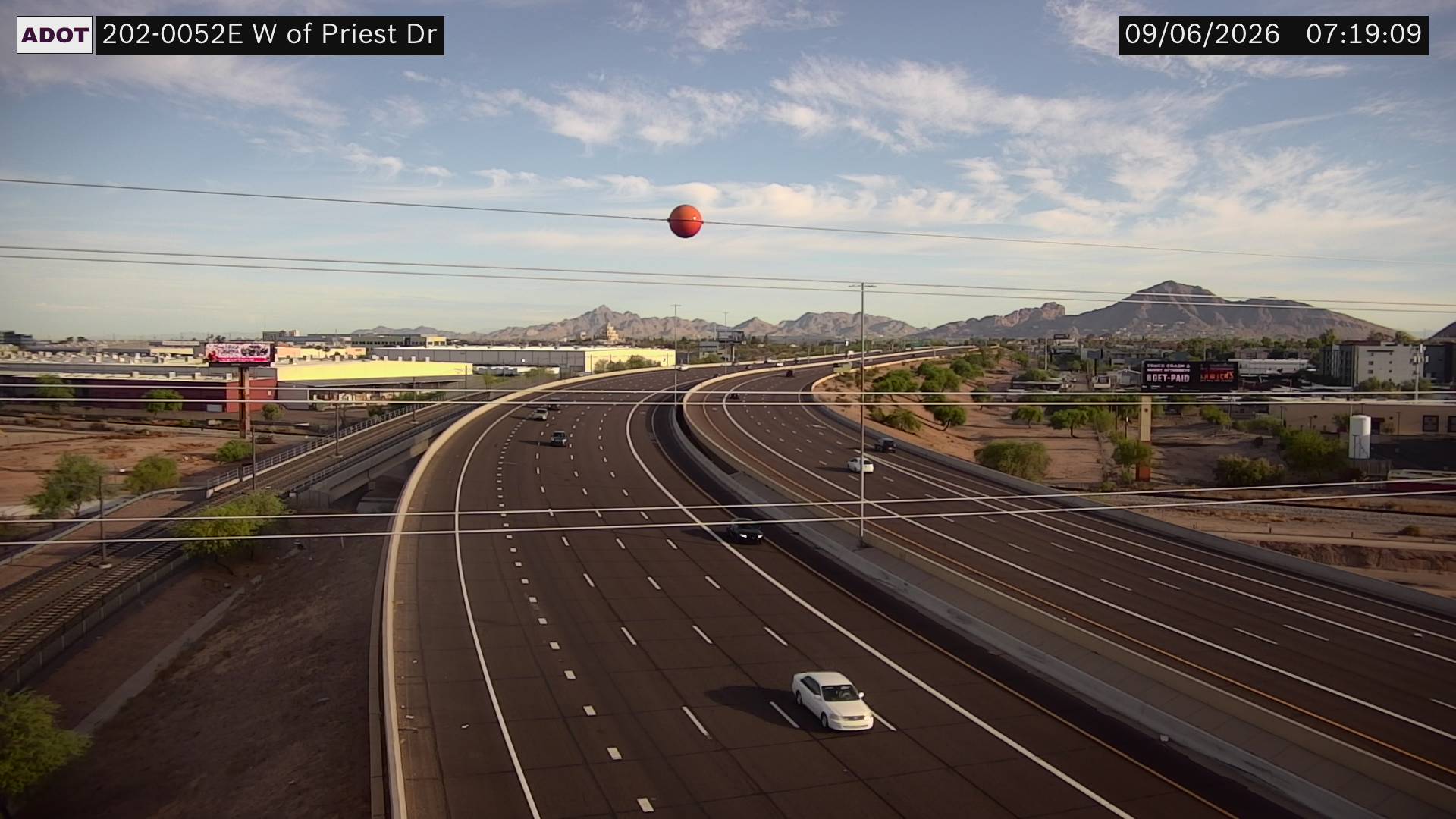 SR-202 @W of Priest Dr live camera view
