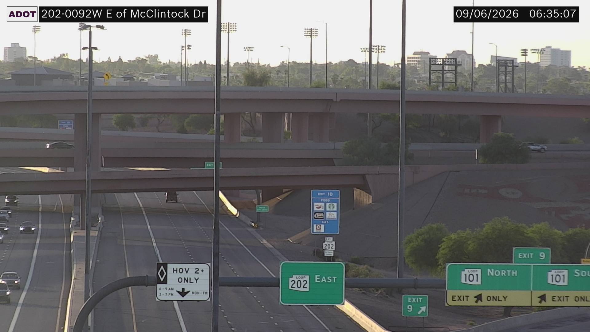 SR-202 @E of McClintock Dr live camera view