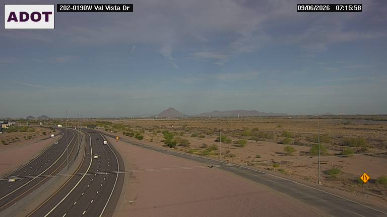 SR-202 @Val Vista Dr live camera view