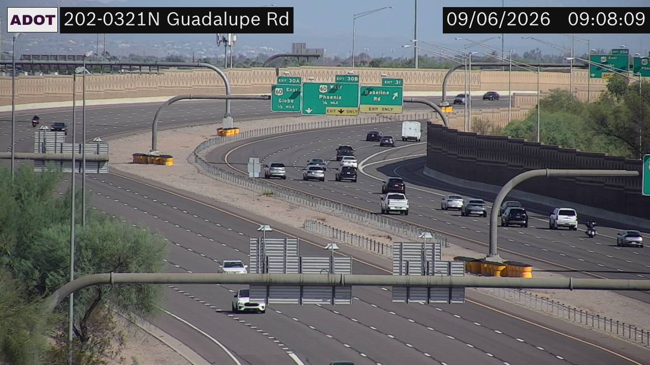 SR-202 @Guadalupe Rd live camera view