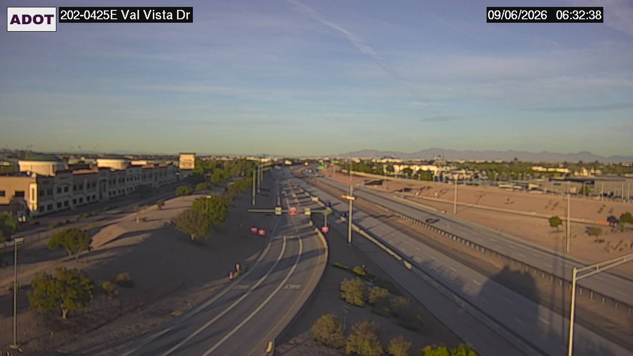 SR-202 @Val Vista Dr live camera view