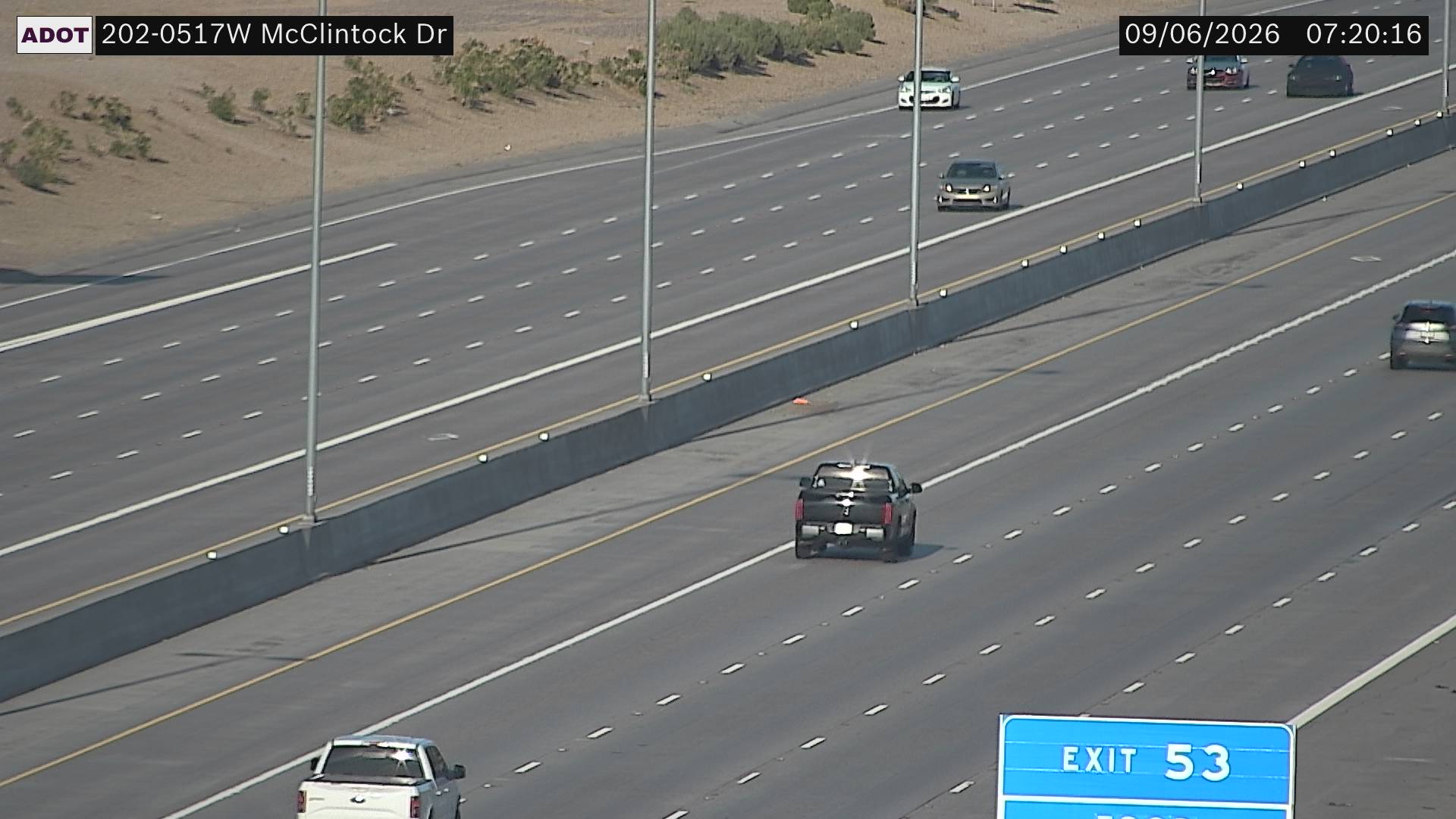 SR-202 @McClintock Dr live camera view