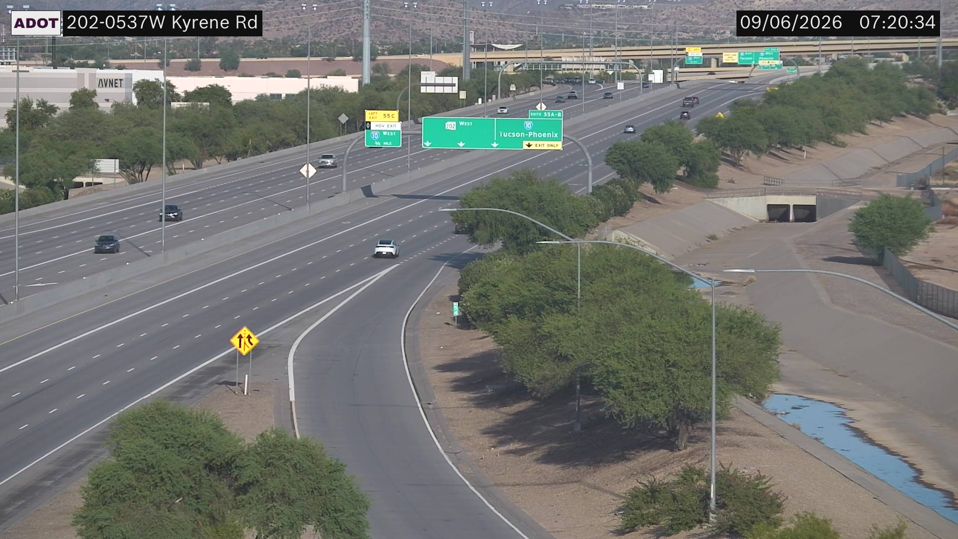 SR-202 @Kyrene Rd live camera view