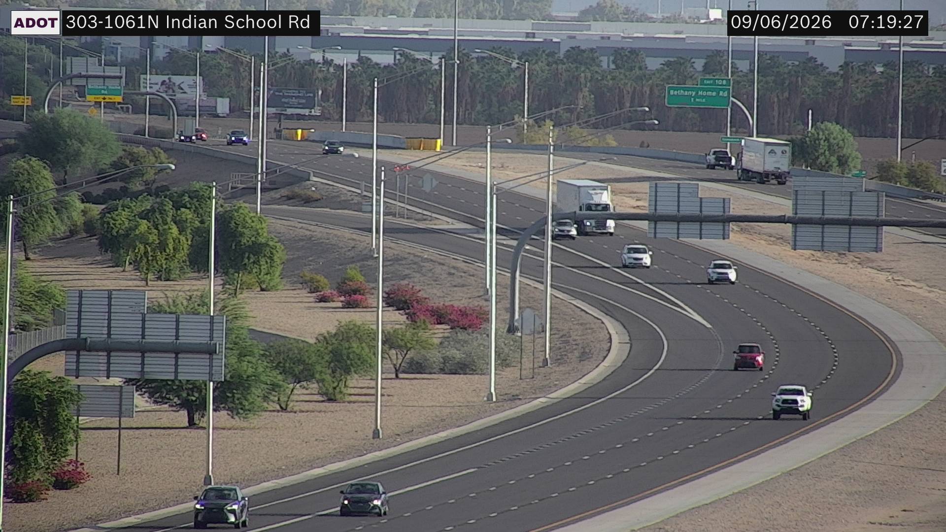SR-303 @Indian School Rd live camera view