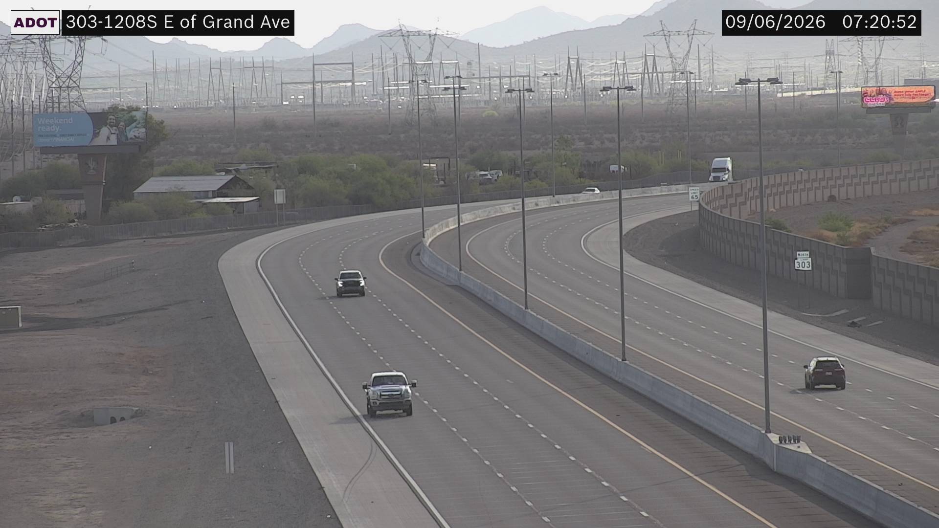 SR-303 @E of Grand Ave live camera view