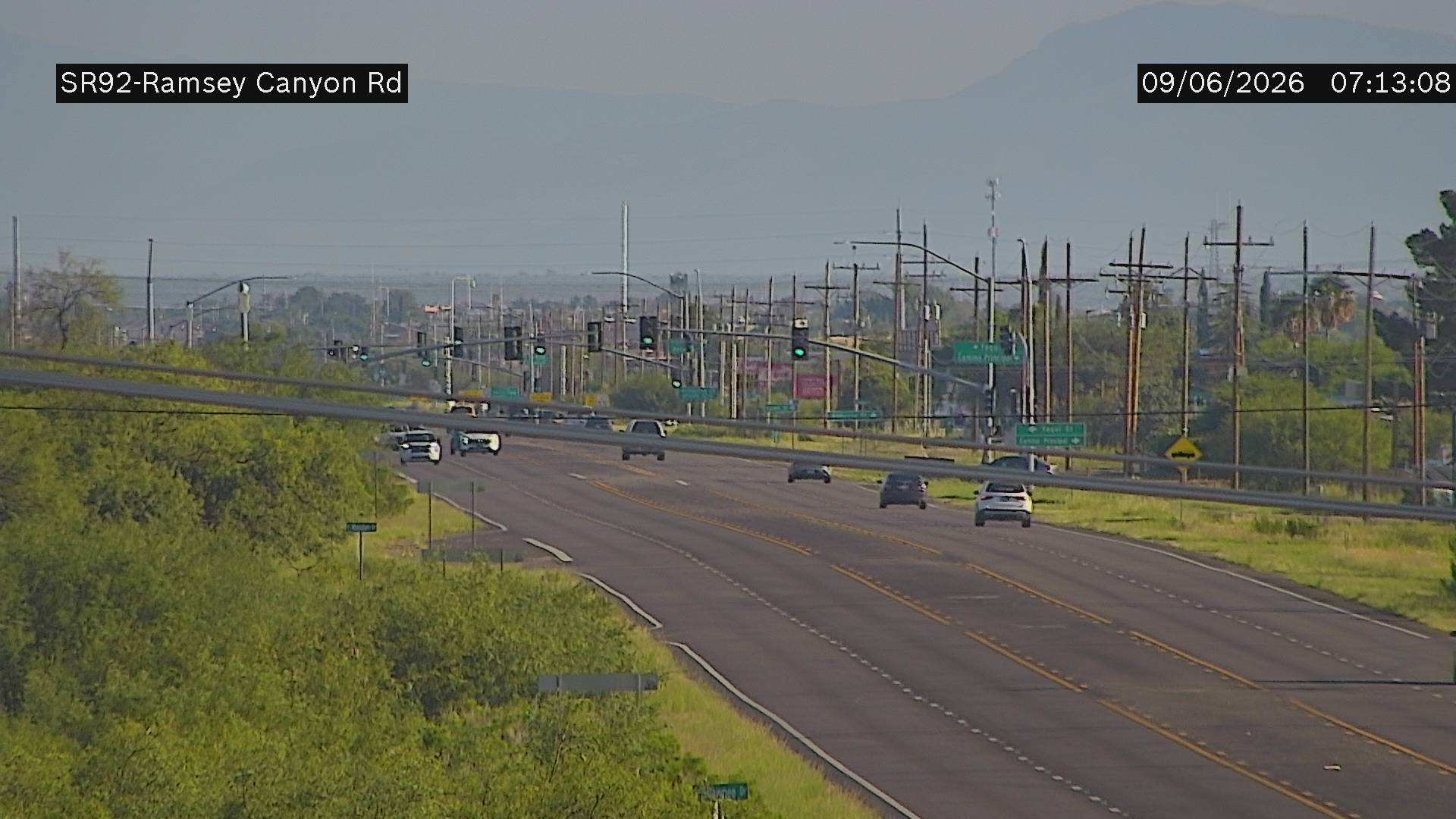 SR-92 @Ramsey Canyon Road live camera view