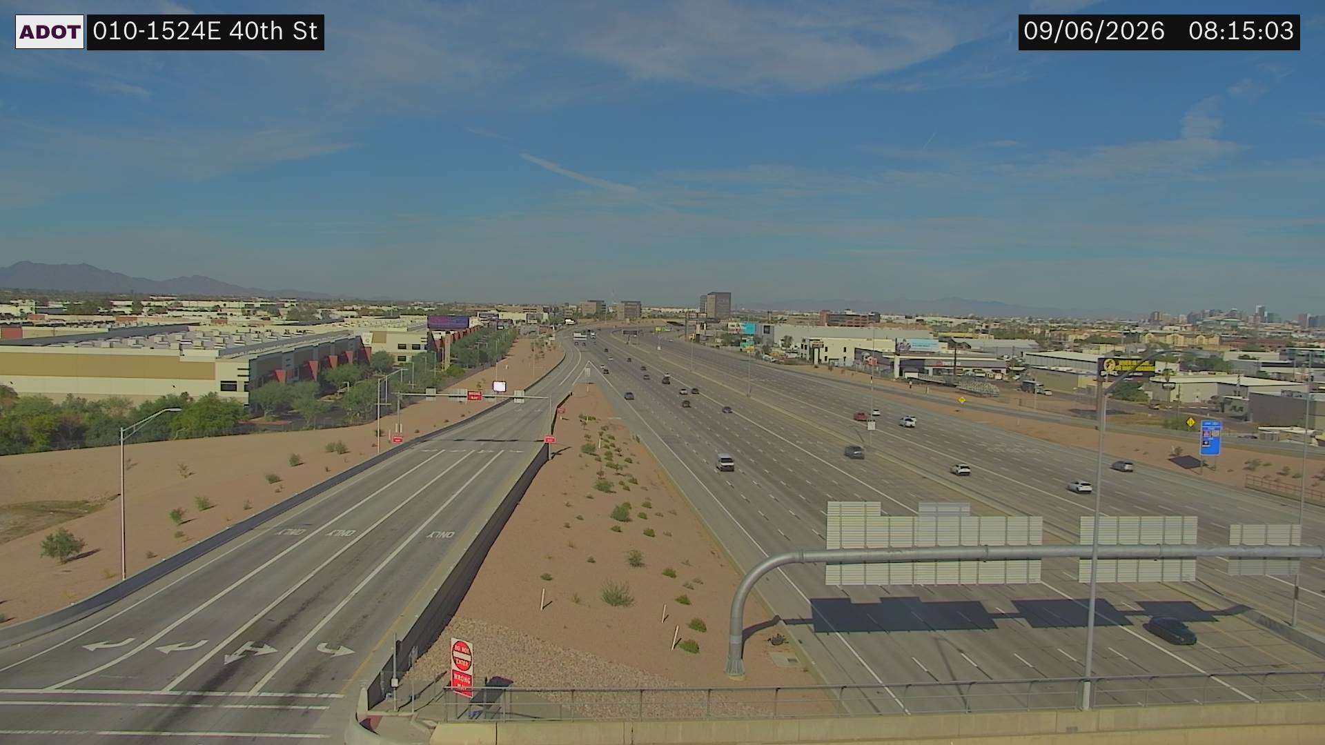 I-10 @40th Street live camera view