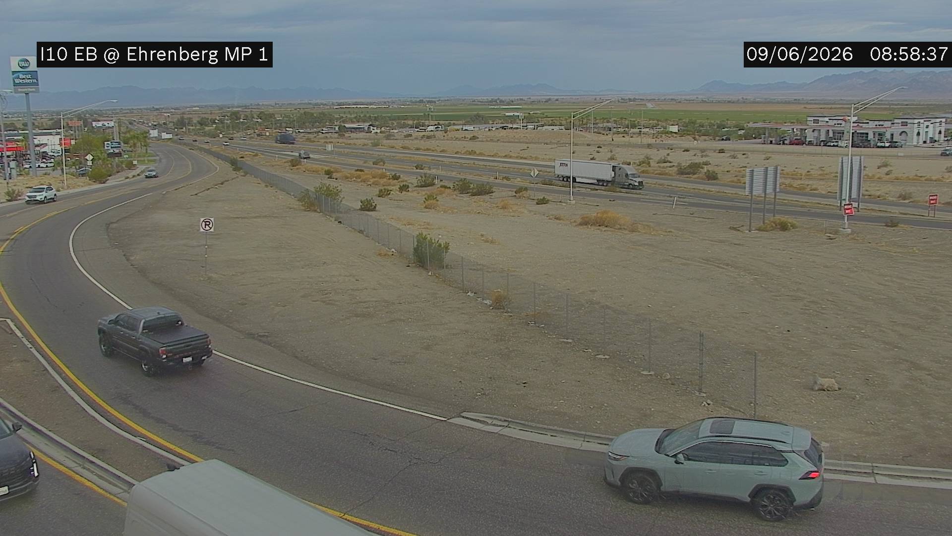 I-10 @California Border live camera view