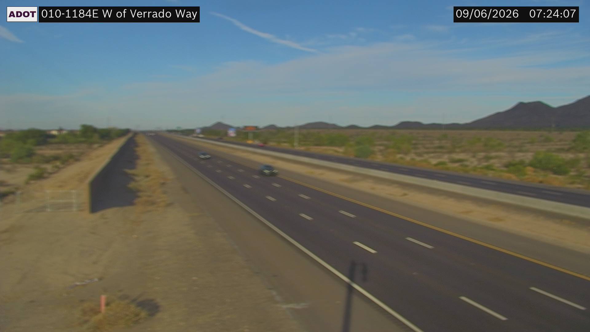 I-10 @W of Verrado Way live camera view