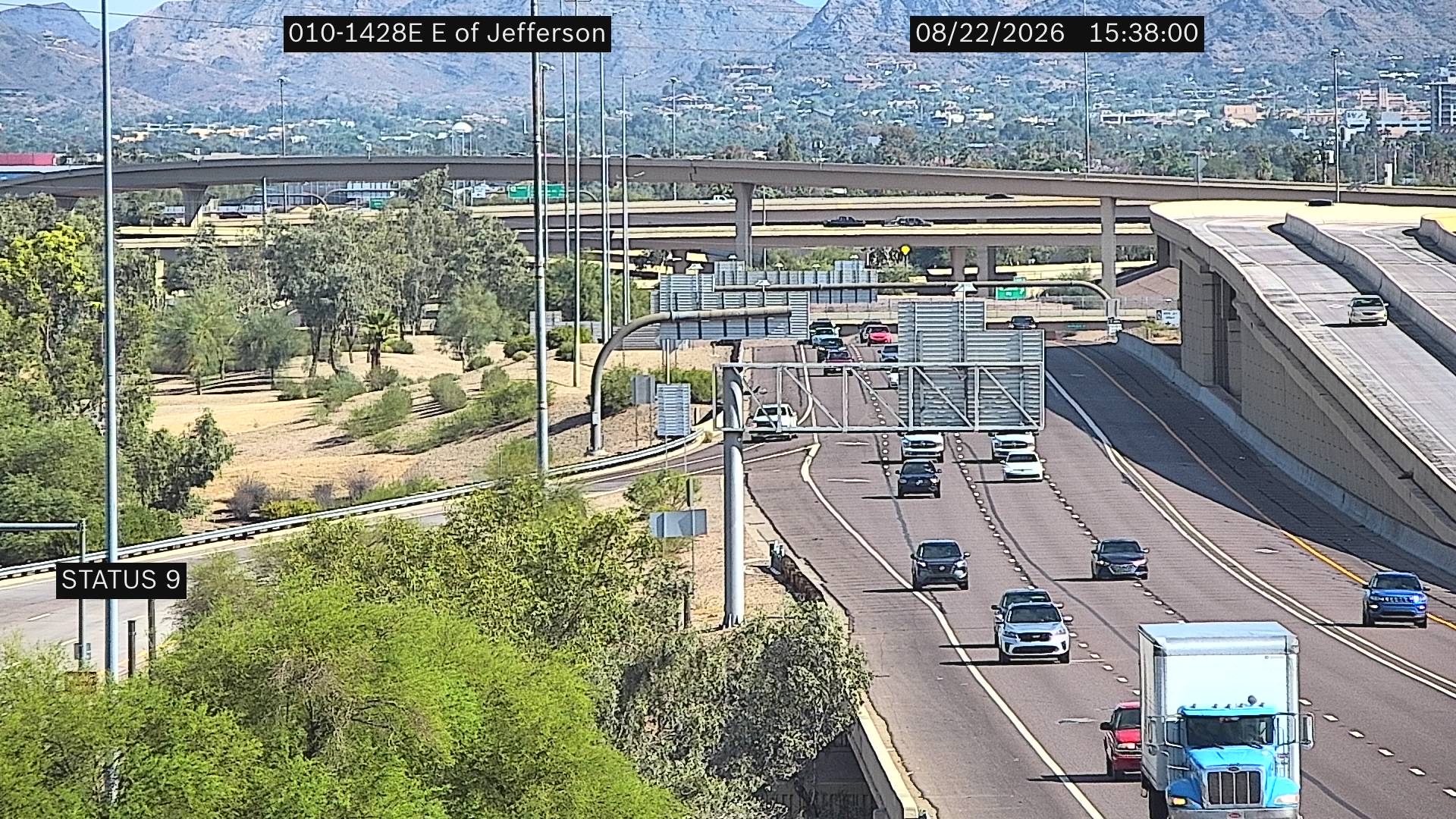 I-10 @E of Jefferson Street live camera view