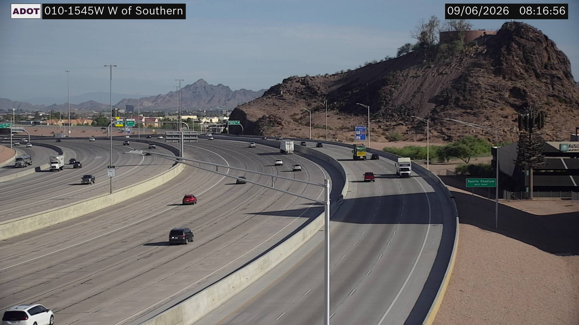 I-10 @W of Southern live camera view