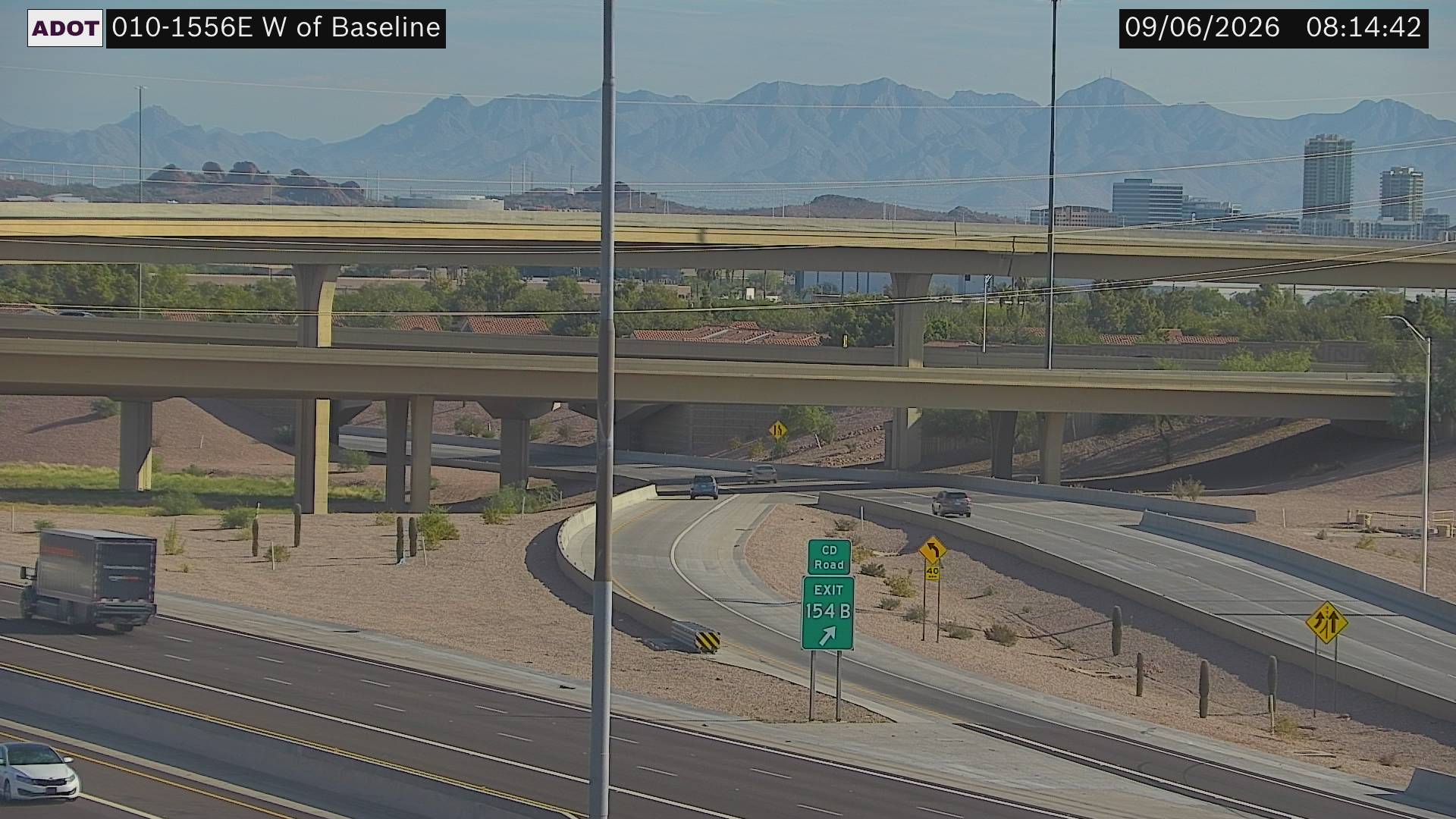 I-10 @W of Baseline live camera view