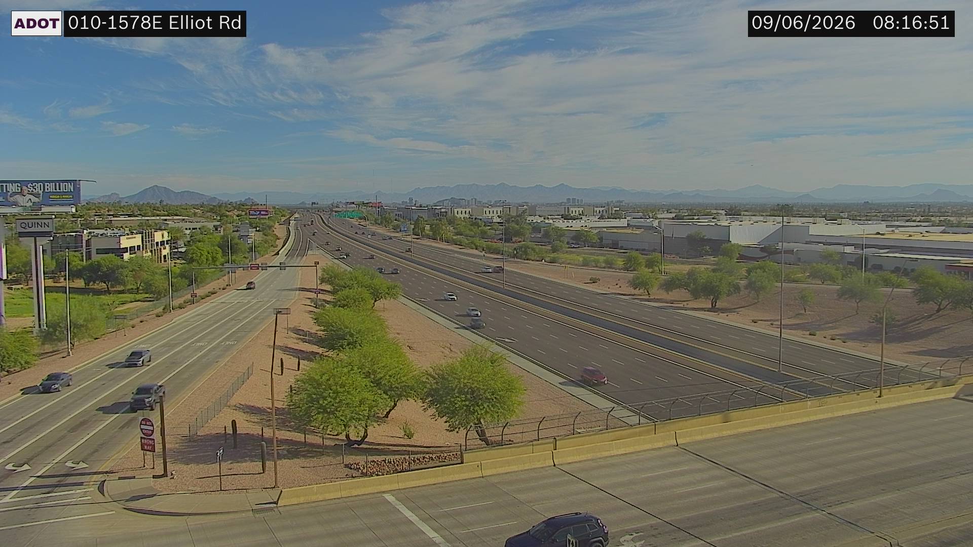 I-10 @Elliot Rd live camera view