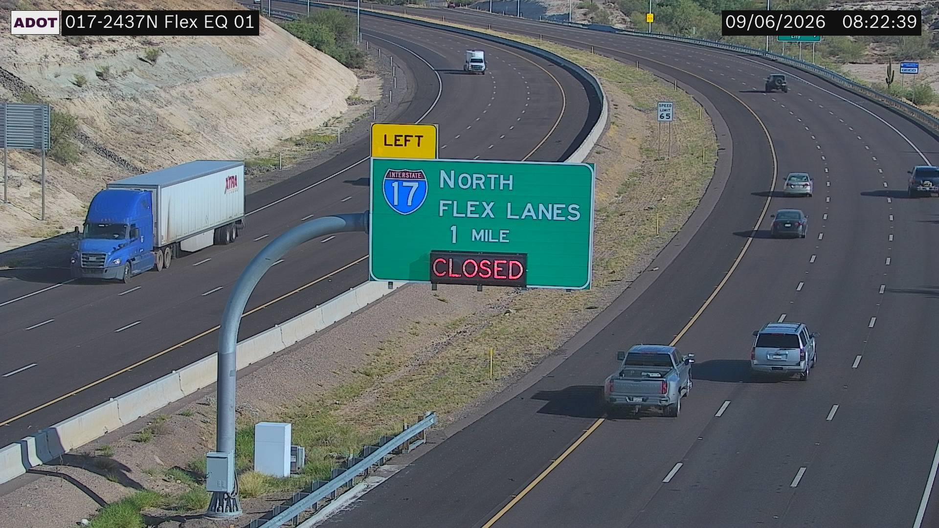 I-17 @Black Canyon City live camera view