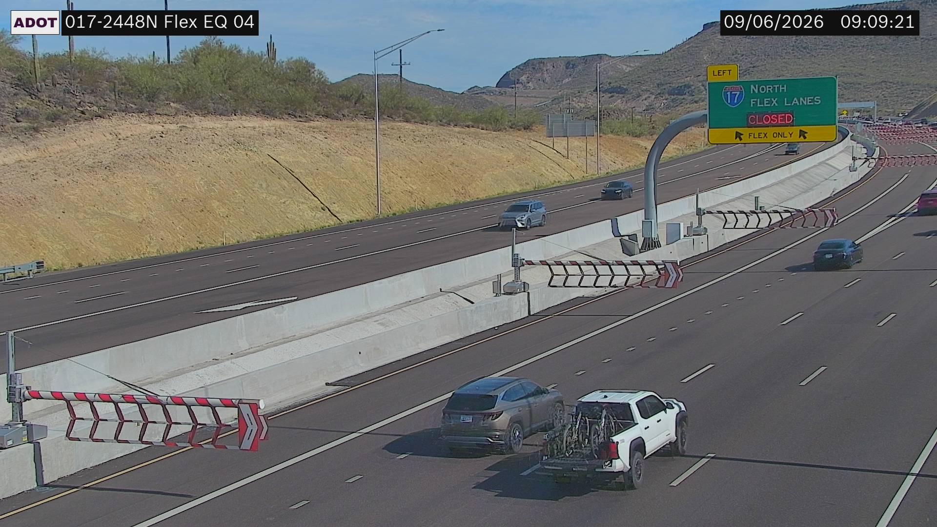 I-17 @Black Canyon City live camera view