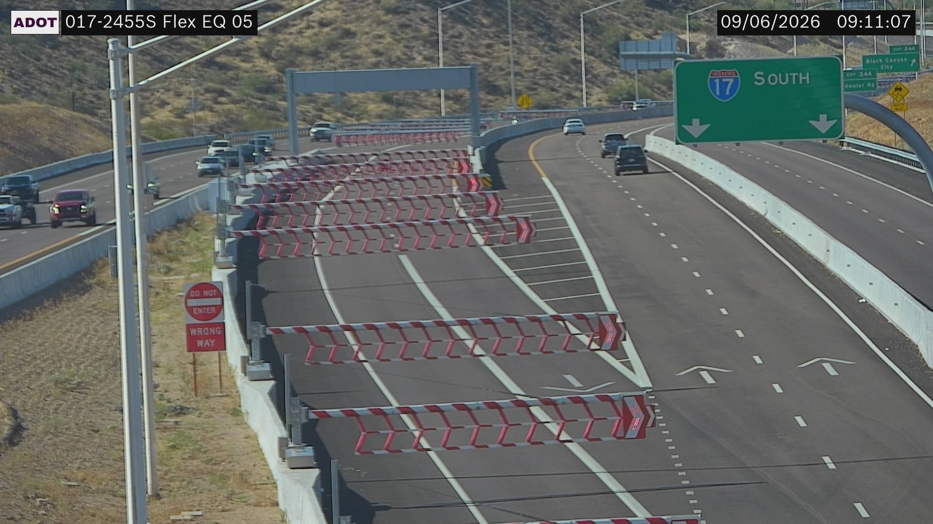 I-17 @Black Canyon City live camera view