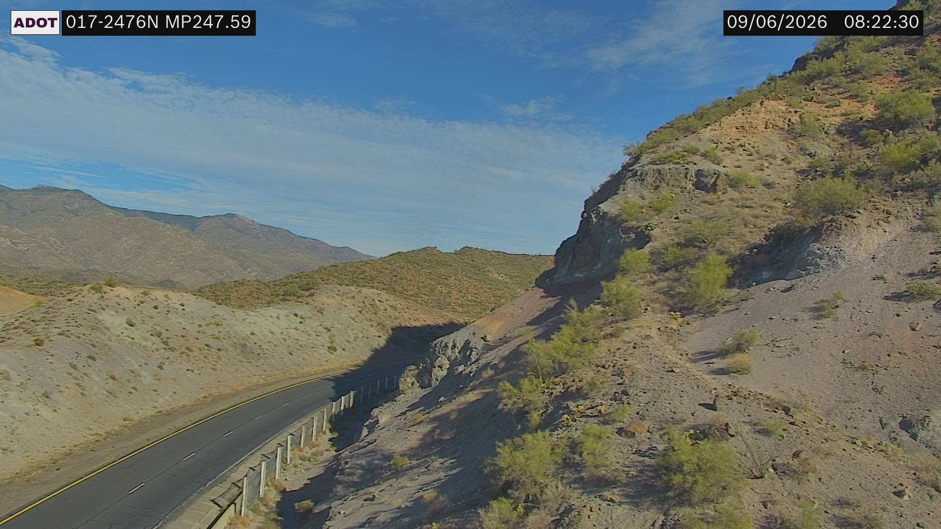 I-17 @Black Canyon City live camera view