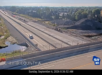 I-41 at County A live camera view