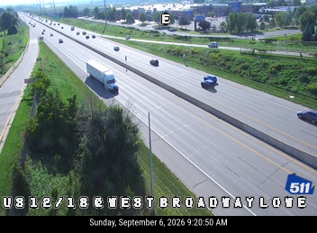 US 12/18 at West Broadway Lower live camera view