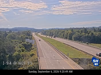 I-94 at WIS 95 Hixton live camera view