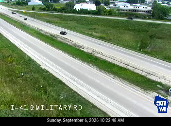 I-41 at Military Rd live camera view