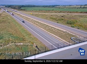 I-94 at WIS 128 live camera view