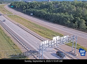 US 53 at 40th Ave live camera view