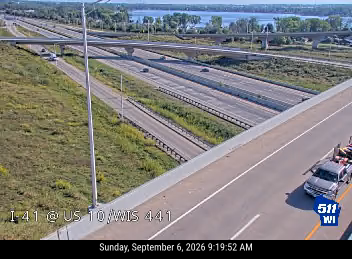 I-41 at US 10/WIS 441 live camera view