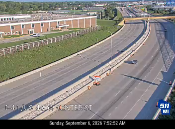I-41/US 45 at Center St live camera view