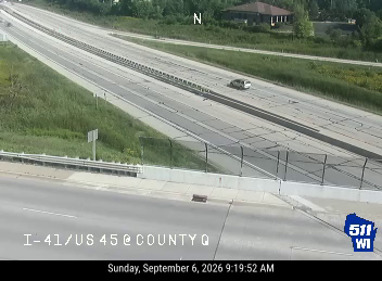 I-41/US 45 at County Q live camera view