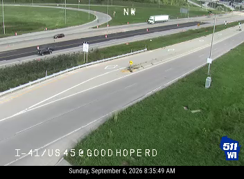I-41/US 45 at Good Hope Rd live camera view