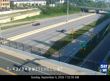 I-43/94 at Mitchell St live camera view