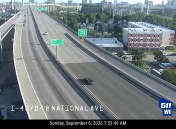 I-43/94 at National Ave live camera view