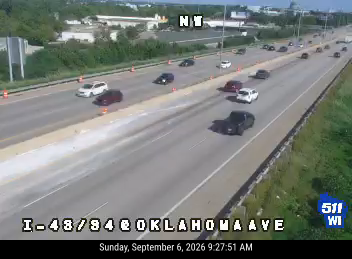 I-43/94 at Oklahoma Ave live camera view