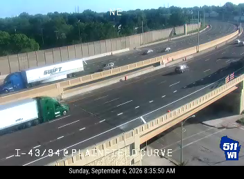 I-43/94 at Plainfield Curve live camera view