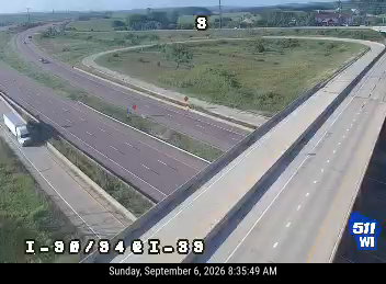 I-90/94 at I-39 Split live camera view