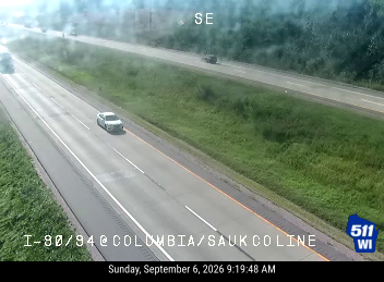 I-90/94 at Columbia-Sauk Line live camera view