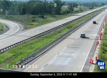 I-39 at WIS 33 live camera view