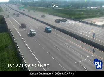 US 12/18 at Park St live camera view