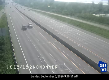 US 12/18 at Monona Dr live camera view