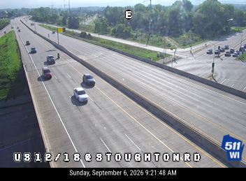 US 12/18 at Stoughton Rd live camera view