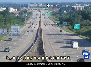 I-39/90/94 at County T live camera view