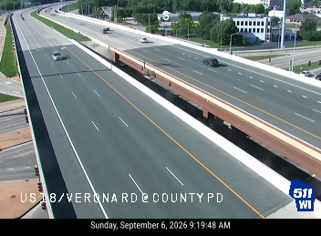 US 18/Verona Rd at County PD live camera view