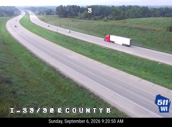 I-39/90 at County B live camera view