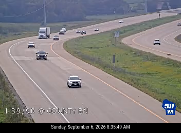 I-39/90 at County BN live camera view