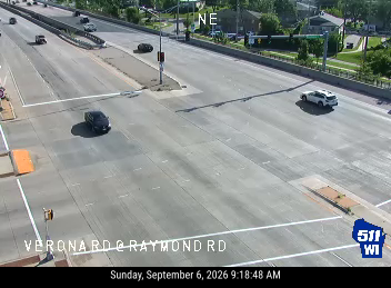 US 18/Verona Rd at Raymond Rd live camera view