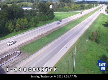I-94 at County F live camera view