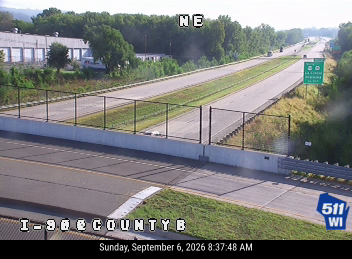 I-90 at County B (French Island) live camera view
