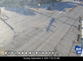 WIS 100 at North Ave live camera view