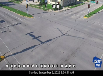 WIS 100 at Lincoln Ave live camera view